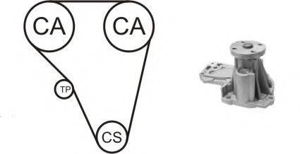 Водяний насос + комплект зубчастого ременя AIRTEX WPK-184801