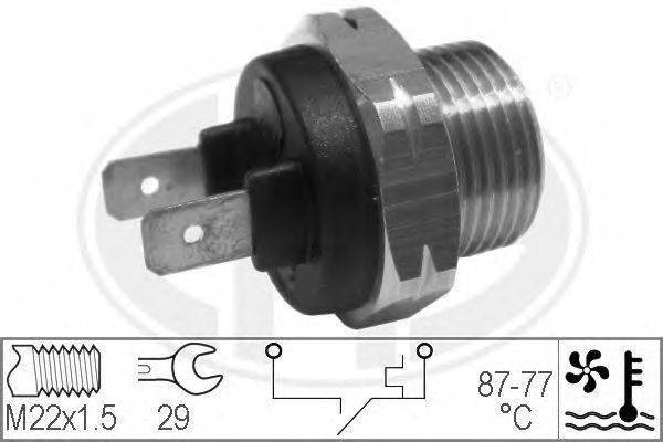 Термові вимикач, вентилятор радіатора ERA 330167
