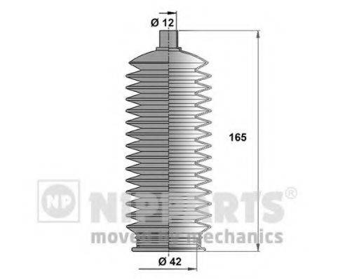 Комплект пильника, рульове управління NIPPARTS N2847015