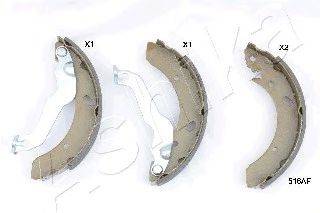 Комплект гальмівних колодок ASHIKA 55-05-516