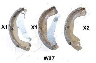 Комплект гальмівних колодок ASHIKA 55-0W-W07