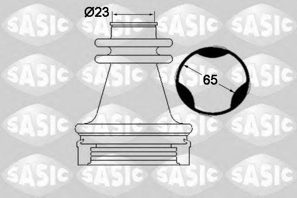 Комплект пильника, приводний вал SASIC 1904035