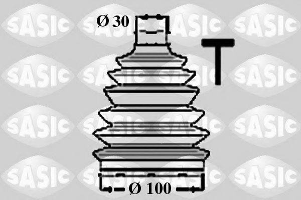 Комплект пильника, приводний вал SASIC 1906055