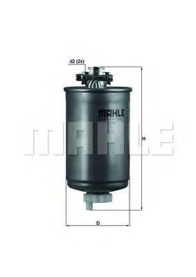 Паливний фільтр MAHLE ORIGINAL KL 75