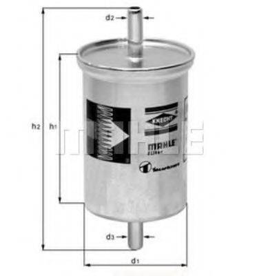 Паливний фільтр MAHLE ORIGINAL KL 2