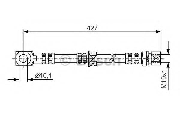 Гальмівний шланг BOSCH 1 987 476 690