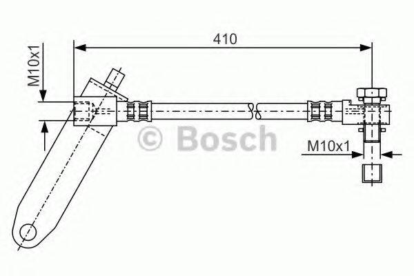 Гальмівний шланг BOSCH 1 987 481 047