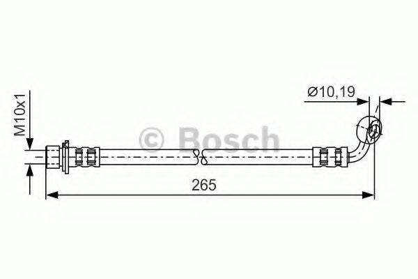 Гальмівний шланг BOSCH 1 987 481 128