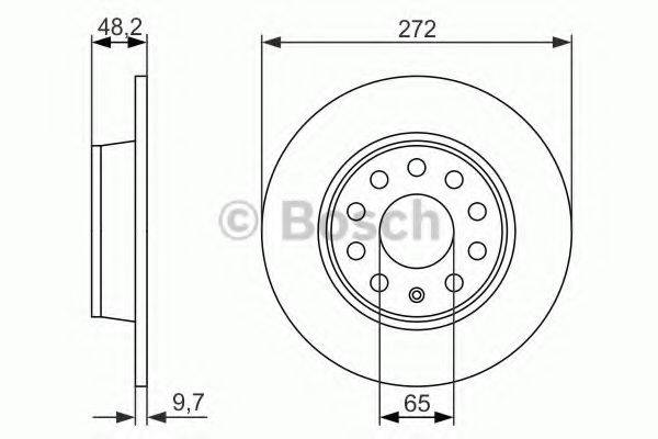 гальмівний диск BOSCH 0 986 479 C20