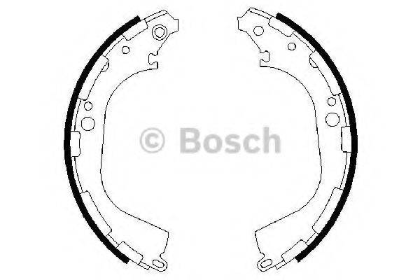 Комплект гальмівних колодок BOSCH 0 986 487 464