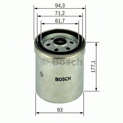 Паливний фільтр BOSCH 1 457 434 180