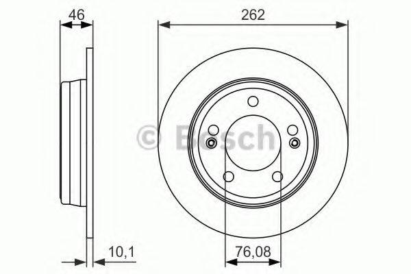 гальмівний диск BOSCH 0 986 479 052