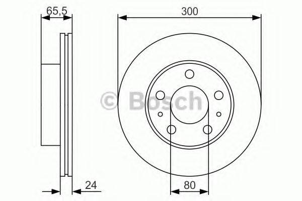 гальмівний диск BOSCH 0 986 479 R86