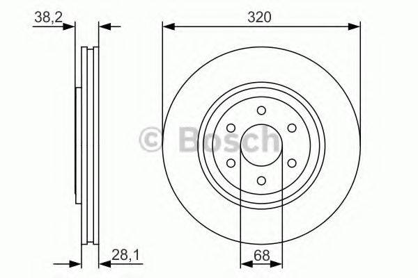 гальмівний диск BOSCH 0 986 479 S35