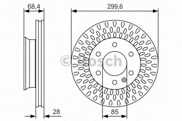 гальмівний диск BOSCH 0 986 479 R78