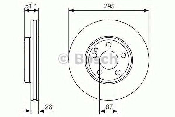 гальмівний диск BOSCH 0 986 479 A01