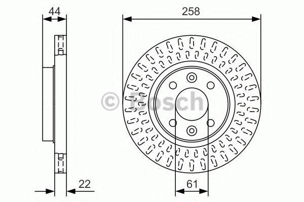 гальмівний диск BOSCH 0 986 479 A86