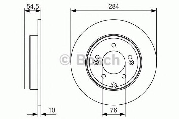 гальмівний диск BOSCH 0 986 479 T49