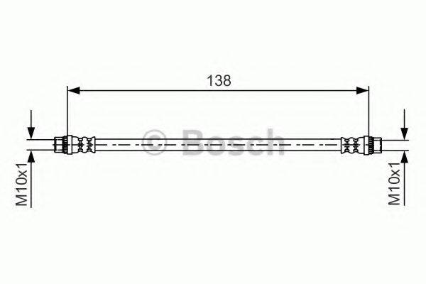 Гальмівний шланг BOSCH 1 987 481 625