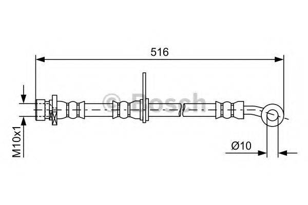 Гальмівний шланг BOSCH 1 987 481 730