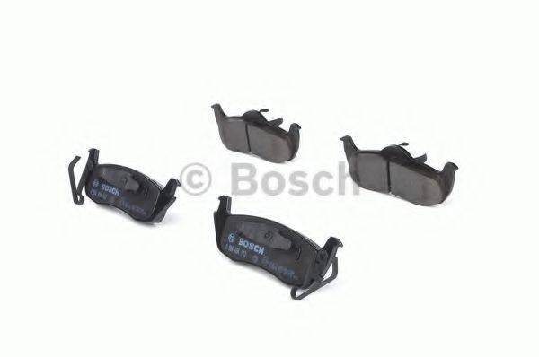 Комплект гальмівних колодок, дискове гальмо BOSCH 0 986 494 142