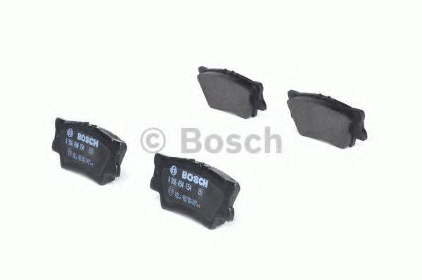 Комплект гальмівних колодок, дискове гальмо BOSCH 0 986 494 154