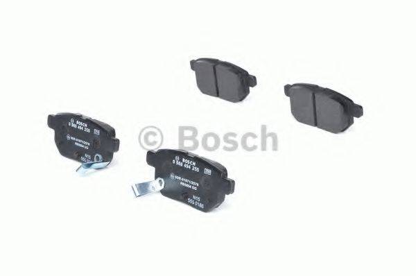 Комплект гальмівних колодок, дискове гальмо BOSCH 0 986 494 255