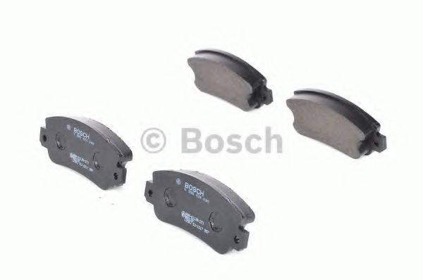 Комплект гальмівних колодок, дискове гальмо BOSCH 0 986 424 098