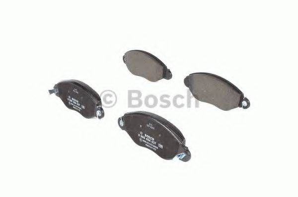 Комплект гальмівних колодок, дискове гальмо BOSCH 0 986 494 037