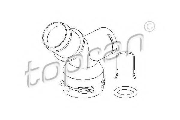 Фланець охолоджувальної рідини TOPRAN 112 401