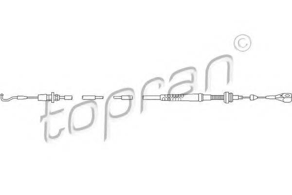 Тросик газу TOPRAN 109 857