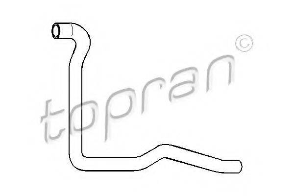 Шланг, теплообмінник - опалення TOPRAN 108 316
