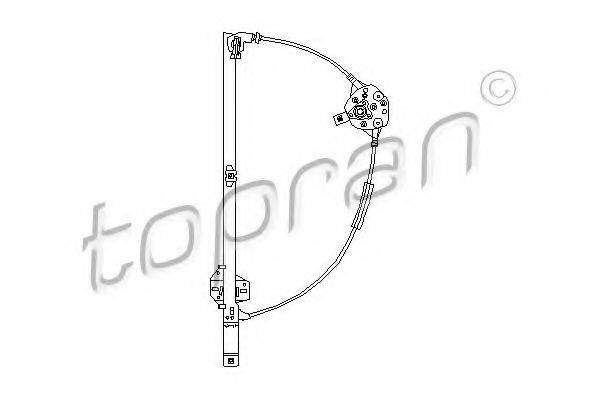 Підйомний пристрій для вікон TOPRAN 111 717