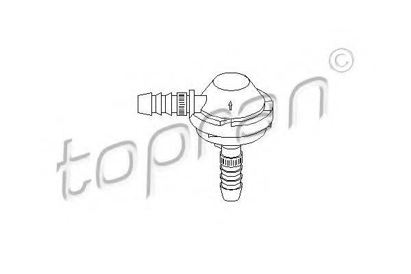 Клапан, керування повітря-впускається повітря TOPRAN 112 282
