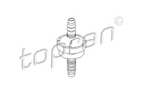 Клапан, керування повітря-впускається повітря TOPRAN 112 283