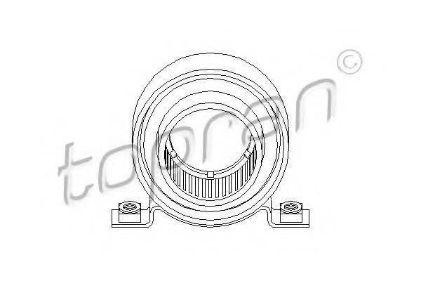 Підвіска, карданний вал TOPRAN 200 786