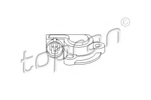 Датчик, положення дросельної заслінки TOPRAN 206 028