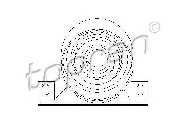 Підвіска, карданний вал TOPRAN 500 013