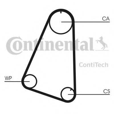 Ремінь ГРМ CONTITECH CT504