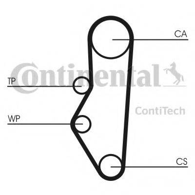 Комплект ременя ГРМ CONTITECH CT525K1