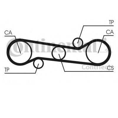 Ремінь ГРМ CONTITECH CT581