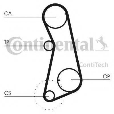 Ремінь ГРМ CONTITECH CT637