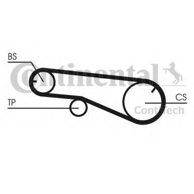 Комплект ременя ГРМ CONTITECH CT1141K1