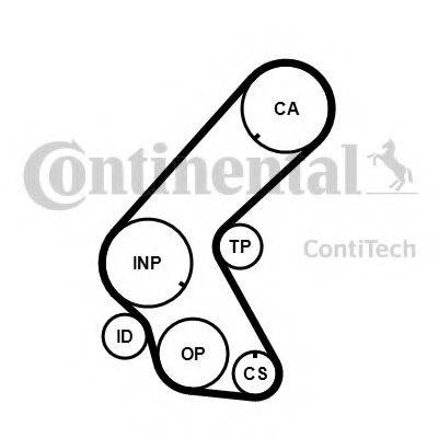 Ремінь ГРМ CONTITECH CT1014