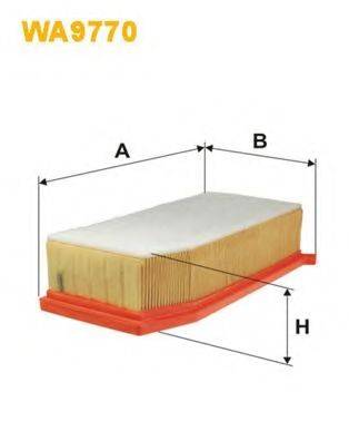 Повітряний фільтр WIX FILTERS WA9770