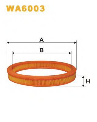 Повітряний фільтр WIX FILTERS WA6003