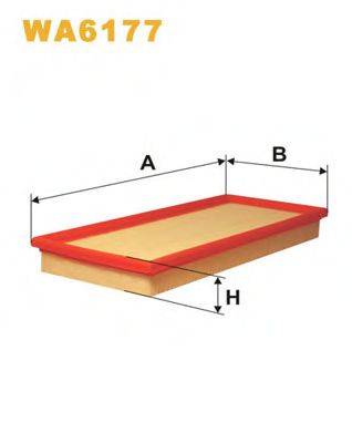 Повітряний фільтр WIX FILTERS WA6177