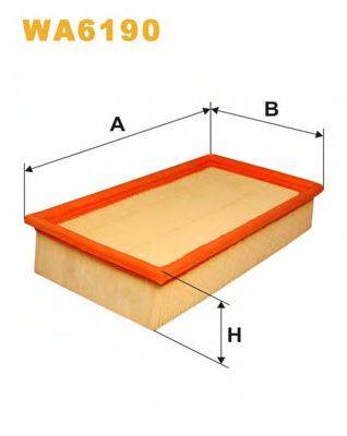 Повітряний фільтр WIX FILTERS WA6190