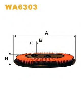 Повітряний фільтр WIX FILTERS WA6303