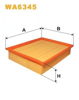 Повітряний фільтр WIX FILTERS WA6345